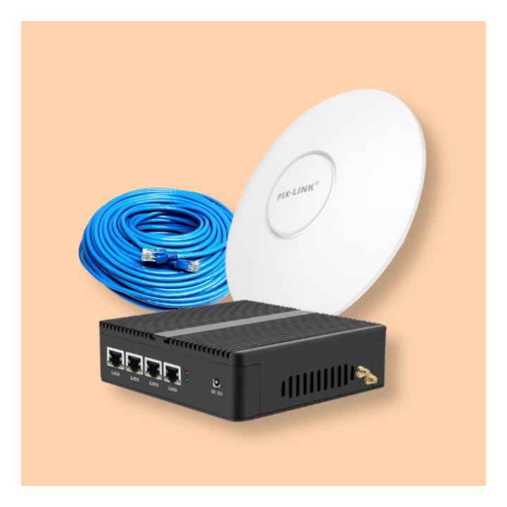 Shield Wire Bundle Package - All you need to upgrade your UNIFI stock router.